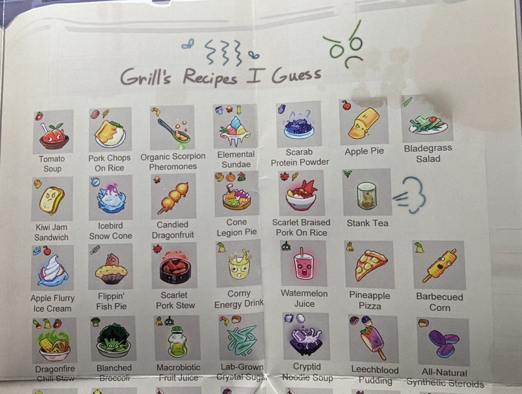recipes close-up 3